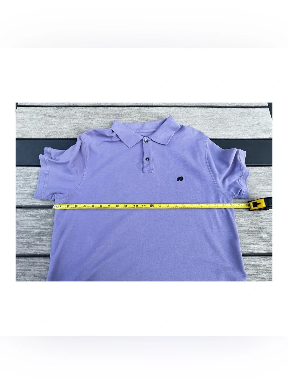 Banana Republic Men's Lavender Cotton Polo Shirt Size Large